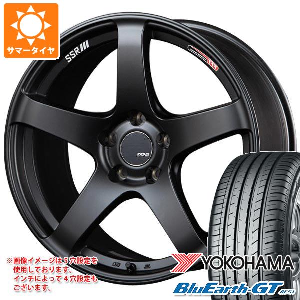 【タイヤ交換対象】GRヤリス用 サマータイヤ ヨコハマ ブルーアースGT AE51 225/40R18 92W XL SSR GTV01 8.5-18 タイヤホイール4本セット