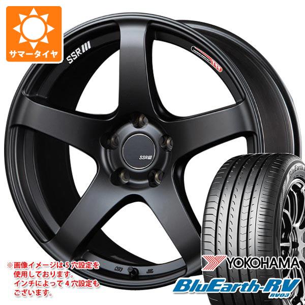 【タイヤ交換対象】サマータイヤ 215/45R17 91W XL ヨコハマ ブルーアースRV RV03 SSR GTV01 7.0-17 タイヤホイール4本セット