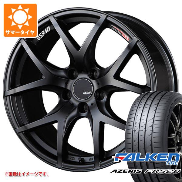 【タイヤ交換対象】サマータイヤ 215/50R18 92W ファルケン アゼニス FK520L SSR GTV03 7.5-18 タイヤホイール4本セット