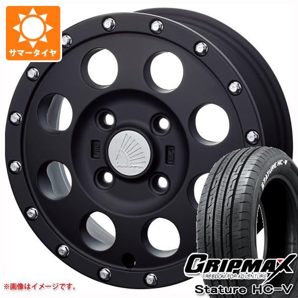 【タイヤ交換対象】ハイゼットトラック S500系用 サマータイヤ グリップマックス スタチャー HC-V 145/80R12 80/78Q ホワイトレター ラグナ IMX12 4.0-12 タイヤホイール4本セット