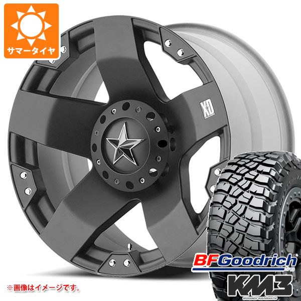 【タイヤ交換対象】5本セット FJクルーザー 10系用 サマータイヤ BFグッドリッチ マッドテレーンT/A KM3 LT265/70R17 121/118Q KMC XD775 ロックスター 8.0-17 タイヤホイール5本セット