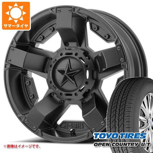 【タイヤ交換対象】サマータイヤ 265/65R17 112H トーヨー オープンカントリー U/T KMC XD811 ロックスター2 8.0-17 タイヤホイール4本セット