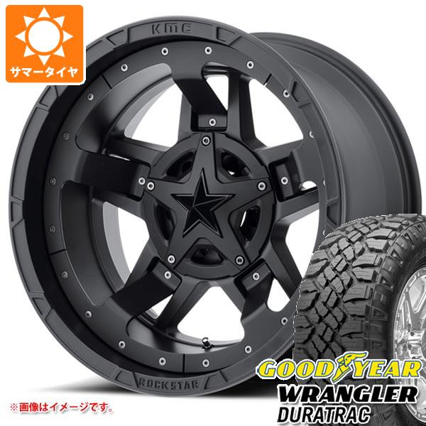 サマータイヤ 265/65R17 112S グッドイヤー ラングラー デュラトラック KMC XD827 ロックスター3 8.0-17 タイヤホイール4本セット