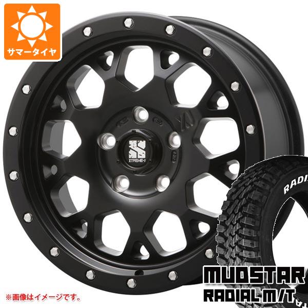 【タイヤ交換対象】ジープ レネゲード BU/BV系用 サマータイヤ マッドスター ラジアル M/T 225/70R16 103S ホワイトレター MLJ エクストリームJ XJ04 タイヤホイール4本セット