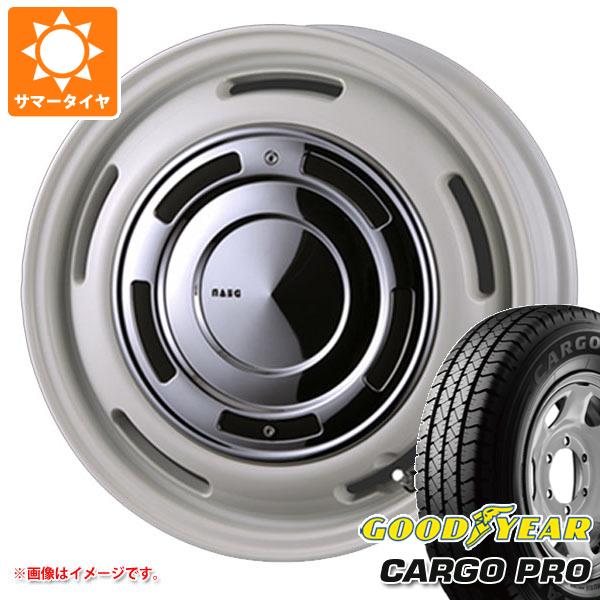 【タイヤ交換対象】スズキ キャリイ DA16T用 サマータイヤ グッドイヤー カーゴ プロ 165/80R14 91/90N (165R14 6PR相当) クリムソン ディーンクロスカントリー 4.5-14 タイヤホイール4本セット