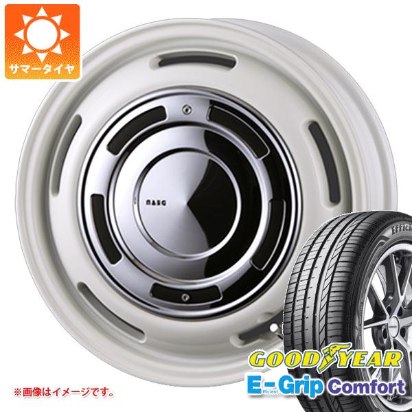 【タイヤ交換対象】サマータイヤ 165/55R14 72V グッドイヤー エフィシエントグリップコンフォート クリムソン ディーンクロスカントリー 4.5-14 タイヤホイール4本セット