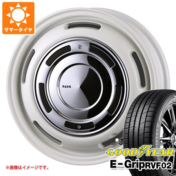 【タイヤ交換対象】サマータイヤ 165/65R14 79H グッドイヤー エフィシエントグリップ RVF02 クリムソン ディーンクロスカントリー 4.5-14 タイヤホイール4本セット