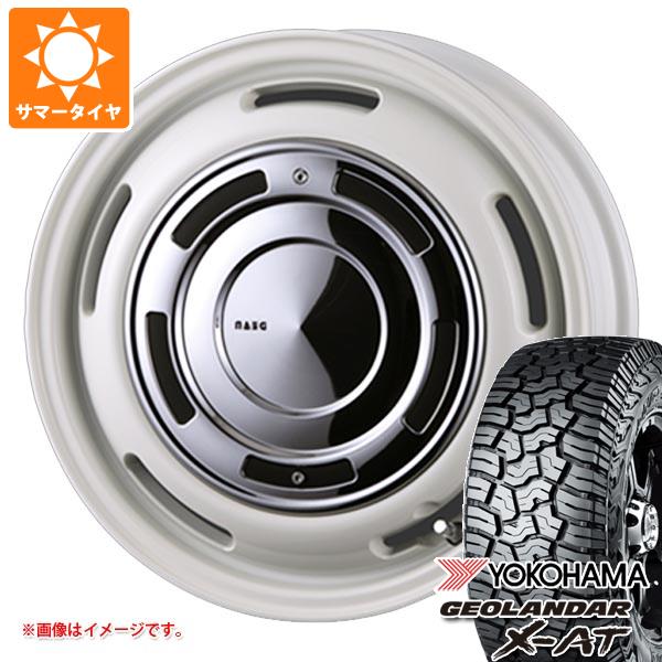 【タイヤ交換対象】キャリイ DA16T用 サマータイヤ ヨコハマ ジオランダー X-AT G016 LT165/65R14 81/78Q ブラックレター ディーンクロスカントリー 4.5-14 タイヤホイール4本セット