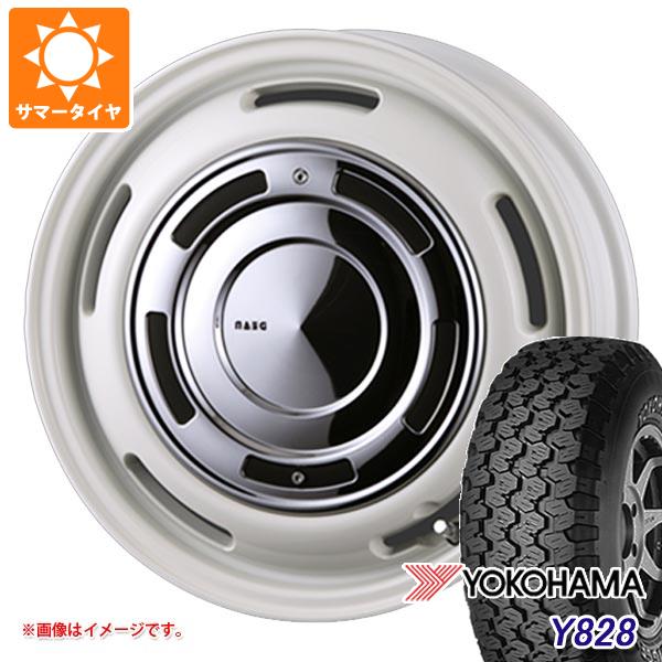 【タイヤ交換対象】サマータイヤ 175R14 6PR ヨコハマ Y828A (175/80R14 94/93N相当) クリムソン ディーンクロスカントリー 4.5-14 タイヤホイール4本セット
