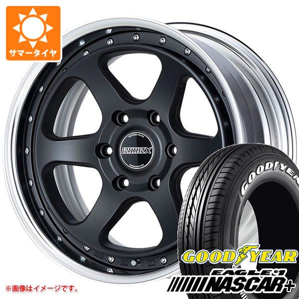 【タイヤ交換対象】ハイエース 200系用 2026年製 サマータイヤ グッドイヤー イーグル ＃1 ナスカープラス 215/65R16C 109/107R ホワイトレター エセックス EL 2P 6.5-16 タイヤホイール4本セット
