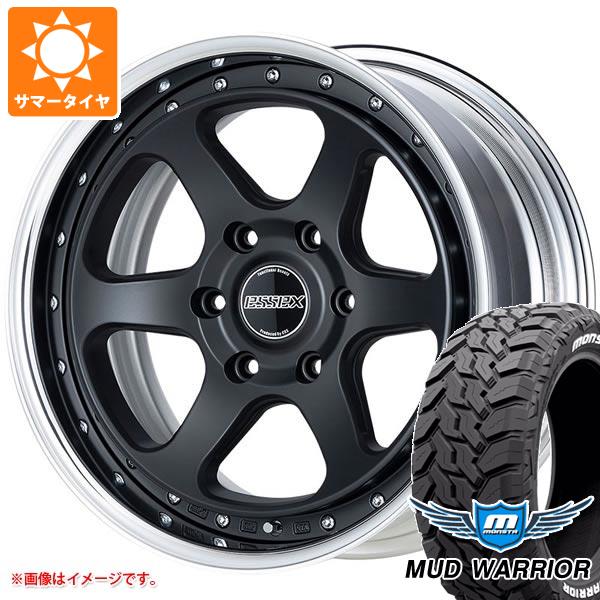 【タイヤ交換対象】ハイエース 200系用 2026年製 サマータイヤ モンスタ マッドウォーリアー LT215/70R16 107/105Q ホワイトレター エセックス EL 2P 6.5-16 タイヤホイール4本セット