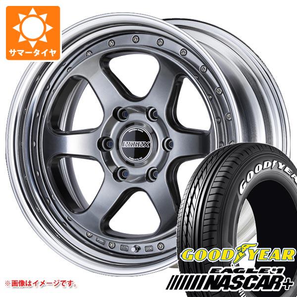 【タイヤ交換対象】トヨタ ハイエース 200系用 サマータイヤ 2026年製 グッドイヤー イーグル ＃1 ナスカープラス 215/60R17C 109/107R ホワイトレター エセックス EL 2P 6.5-17 タイヤホイール4本セット
