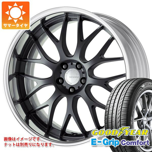 Rakuten - 【タイヤ交換対象】サマータイヤ 245/40R19 98W XL グッドイヤー エフィシエントグリップコンフォート ワーク グノーシス RXM 8.5-19 タイヤホイール4本セット