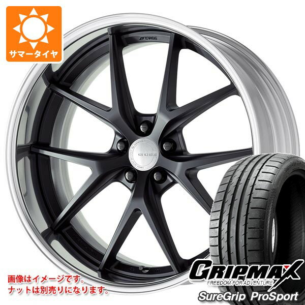 Rakuten - 【タイヤ交換対象】トヨタ 40系アルファード用 サマータイヤ グリップマックス シュアグリップ プロスポーツ 245/40ZR21 100Y XL ワーク グノーシス RXS 8.5-21 タイヤホイール4本セット