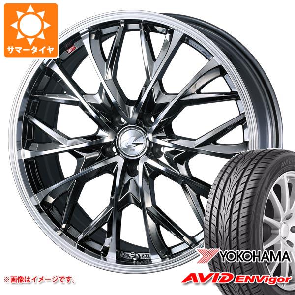 【タイヤ交換対象】サマータイヤ 245/40R19 98W XL ヨコハマ エービッド エンビガー S321 レオニス MV 8.0-19 タイヤホイール4本セット