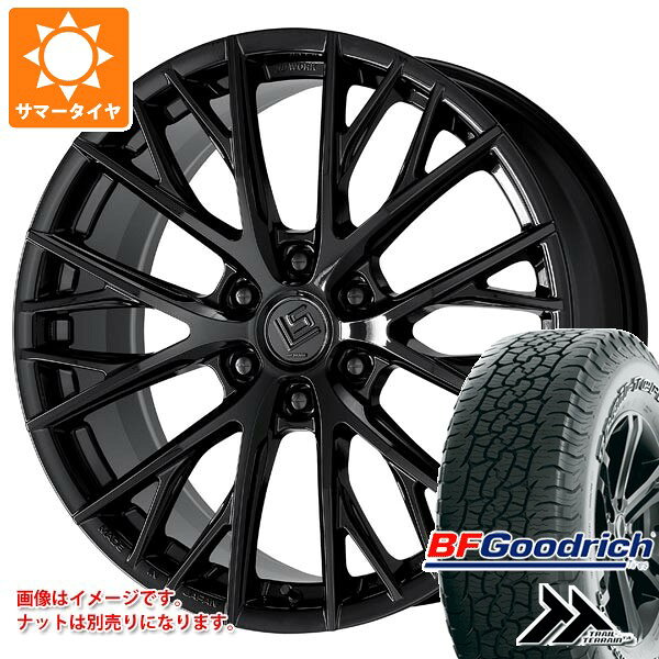 【タイヤ交換対象】トヨタ ランドクルーザー300用 サマータイヤ BFグッドリッチ トレールテレーンT/A 285/45R22 114H XL ブラックレター ワーク LS バサラ SUV LX 10.0-22 タイヤホイール4本セット