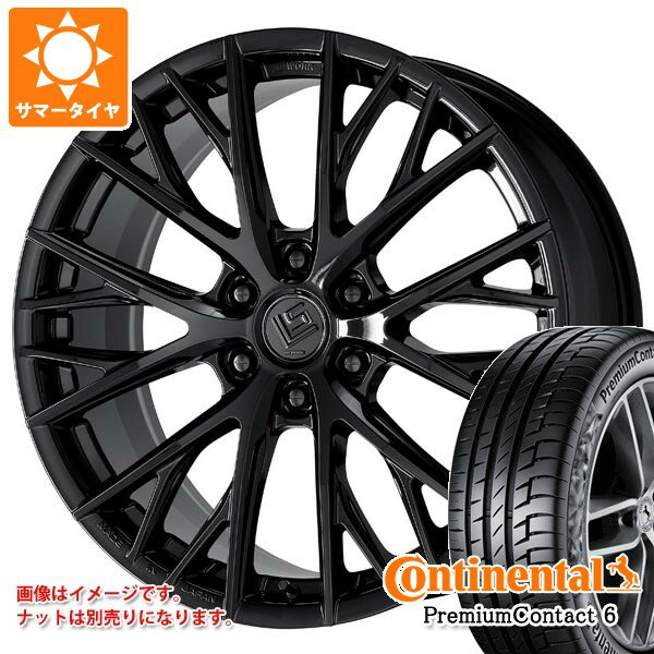 【タイヤ交換対象】トヨタ ランドクルーザー300用 サマータイヤ コンチネンタル プレミアムコンタクト6 285/45R22 114Y XL MO メルセデス承認 ワーク LS バサラ SUV LX 10.0-22 タイヤホイール4本セット
