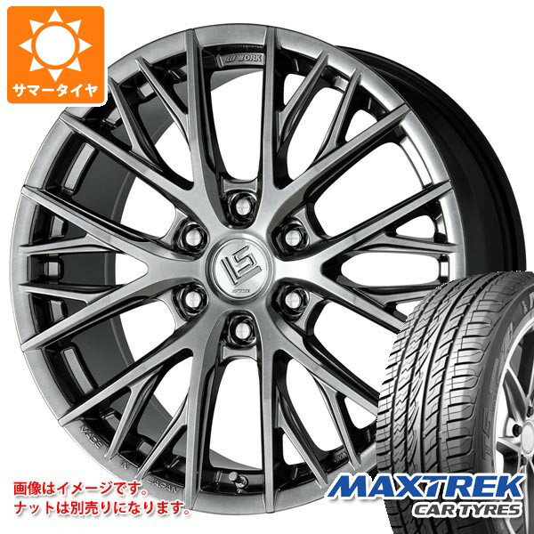 【タイヤ交換対象】トヨタ ランドクルーザー300用 サマータイヤ マックストレック フォルティス T5 285/45R22 114V XL ワーク LS バサラ SUV LX 10.0-22 タイヤホイール4本セット