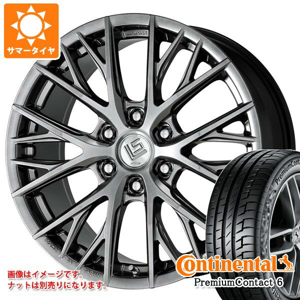 【タイヤ交換対象】トヨタ ランドクルーザー300用 サマータイヤ コンチネンタル プレミアムコンタクト6 285/45R22 114Y XL MO-S メルセデス承認 ワーク LS バサラ SUV LX 10.0-22 タイヤホイール4本セット