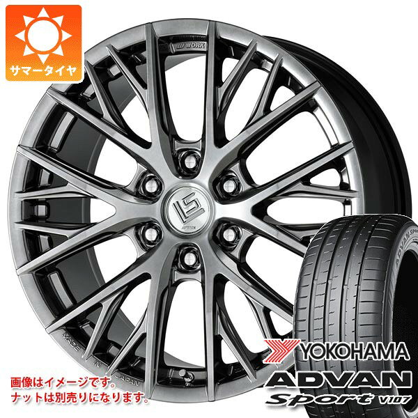 【タイヤ交換対象】トヨタ ランドクルーザー300用 サマータイヤ ヨコハマ アドバンスポーツV107 285/45ZR22 114Y XL MO1 メルセデス承認 V107C ワーク LS バサラ SUV LX 10.0-22 タイヤホイール4本セット