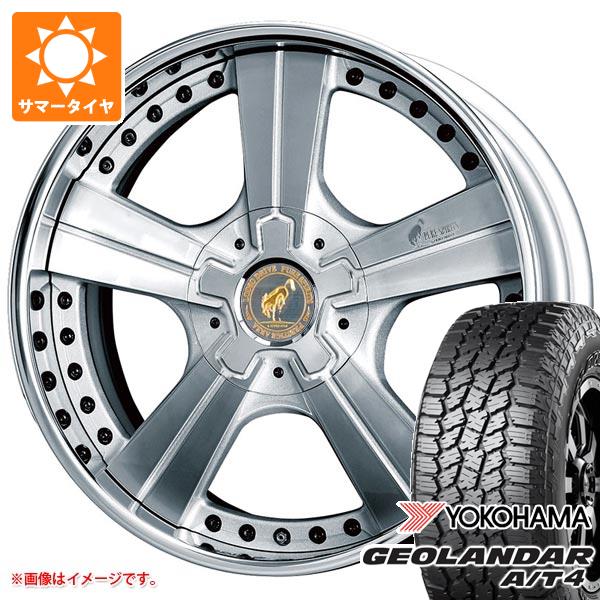 トヨタ ランドクルーザー プラド 150系用 サマータイヤ ヨコハマ ジオランダー A/T4 G018 LT275/55R20 120/117S ブラックレター スーパースター ピュアスピリッツ オークス 8.5-20 タイヤホイール4本セット