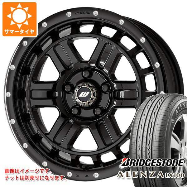 【タイヤ交換対象】ミツビシ エクリプスクロス GK系用 サマータイヤ ブリヂストン アレンザ LX100 215/70R16 100H ワーク クラッグ T-グラビック2 MC+ 7.0-16 タイヤホイール4本セット