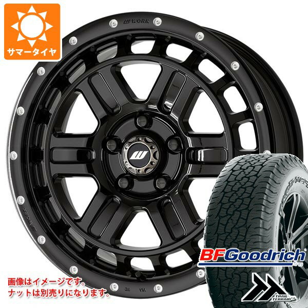 【タイヤ交換対象】ミツビシ エクリプスクロス GK系用 サマータイヤ BFグッドリッチ トレールテレーンT/A 225/65R17 102T アウトラインホワイトレター ワーク クラッグ T-グラビック2 MC+ 7.0-17 タイヤホイール4本セット