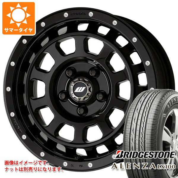【タイヤ交換対象】ミツビシ エクリプスクロス GK系用 サマータイヤ ブリヂストン アレンザ LX100 215/70R16 100H ワーク クラッグ T-グラビック MC+ 7.0-16 タイヤホイール4本セット