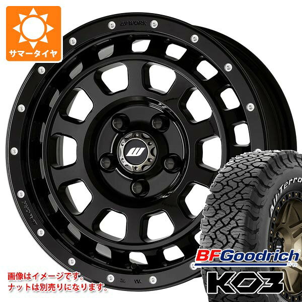【タイヤ交換対象】ミツビシ エクリプスクロス GK系用 サマータイヤ BFグッドリッチ オールテレーンT/A KO3 LT235/70R16 110/107S ホワイトレター ワーク クラッグ T-グラビック MC+ 7.0-16 タイヤホイール4本セット