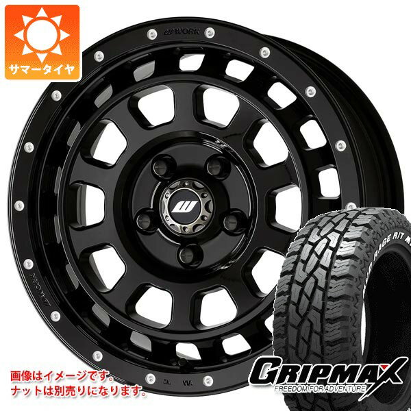 【タイヤ交換対象】ミツビシ エクリプスクロス GK系用 サマータイヤ グリップマックス マッドレイジ R/T MAX LT215/70R16 100/97R ホワイトレター ワーク クラッグ T-グラビック MC+ 7.0-16 タイヤホイール4本セット