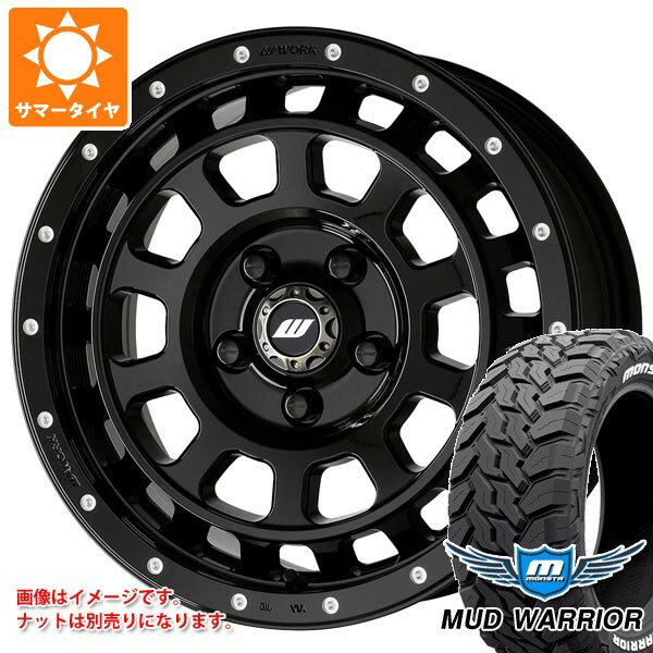 【タイヤ交換対象】ミツビシ エクリプスクロス GK系用 サマータイヤ モンスタ マッドウォーリアー LT235/70R16 104/101Q ホワイトレター ワーク クラッグ T-グラビック MC+ 7.0-16 タイヤホイール4本セット