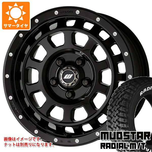 【タイヤ交換対象】ミツビシ エクリプスクロス GK系用 サマータイヤ マッドスター ラジアル M/T 225/70R16 103S ホワイトレター ワーク クラッグ T-グラビック MC+ 7.0-16 タイヤホイール4本セット