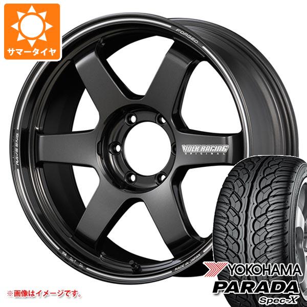 【タイヤ交換対象】ランドクルーザー プラド 150系用 サマータイヤ ヨコハマ パラダ スペック-X PA02 275/55R20 117V REINF レイズ ボルクレーシング TE37 ウルトラ ラージP.C.D. 8.5-20 タイヤホイール4本セット