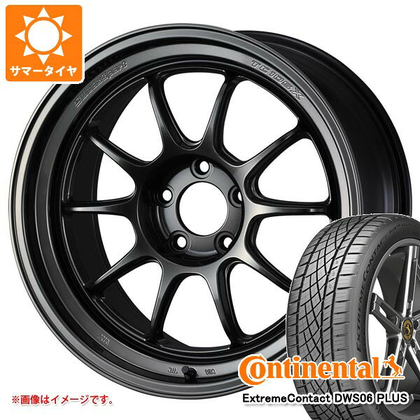 【タイヤ交換対象】2025年製 サマータイヤ 245/40R18 97Y XL コンチネンタル エクストリームコンタクト DWS06 プラス ウェッズスポーツ TC105X DSR 8.5-18 タイヤホイール4本セット
