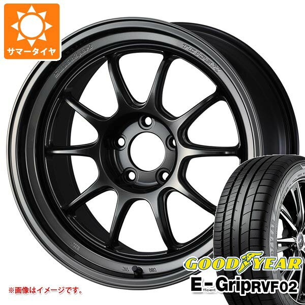 Rakuten - 【タイヤ交換対象】サマータイヤ 225/45R18 95W XL グッドイヤー エフィシエントグリップ RVF02 ウェッズスポーツ TC105X DSR 8.5-18 タイヤホイール4本セット