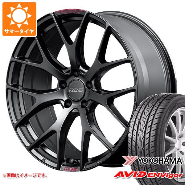 【タイヤ交換対象】サマータイヤ 245/45R19 98W ヨコハマ エービッド エンビガー S321 レイズ ホムラ 2x7FT スポーツエディション 8.5-19 タイヤホイール4本セット