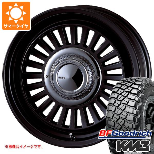 【タイヤ交換対象】スズキ ジムニーシエラ JB74W用 サマータイヤ BFグッドリッチ マッドテレーンT/A KM3 LT225/75R16 115/112Q クリムソン ディーン カリフォルニア 6.0-16 タイヤホイール4本セット