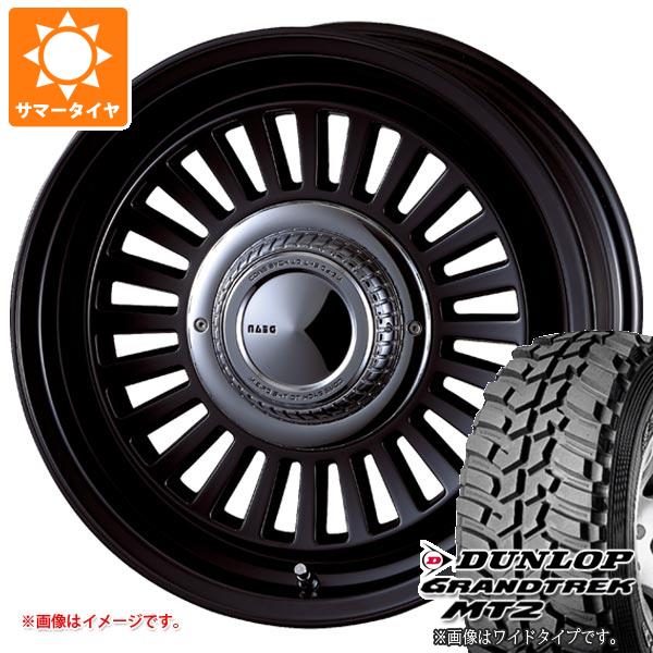 【タイヤ交換対象】スズキ ジムニーノマド JC74W用 サマータイヤ ダンロップ グラントレック MT2 LT225/75R16 103/100Q アウトラインホワイトレター WIDE クリムソン ディーン カリフォルニア 6.0-16 タイヤホイール4本セット