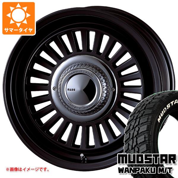 【タイヤ交換対象】スズキ ジムニーシエラ JB74W用 サマータイヤ マッドスター ワンパク M/T 235/70R16 106S ホワイトレター クリムソン ディーン カリフォルニア 6.0-16 タイヤホイール4本セット