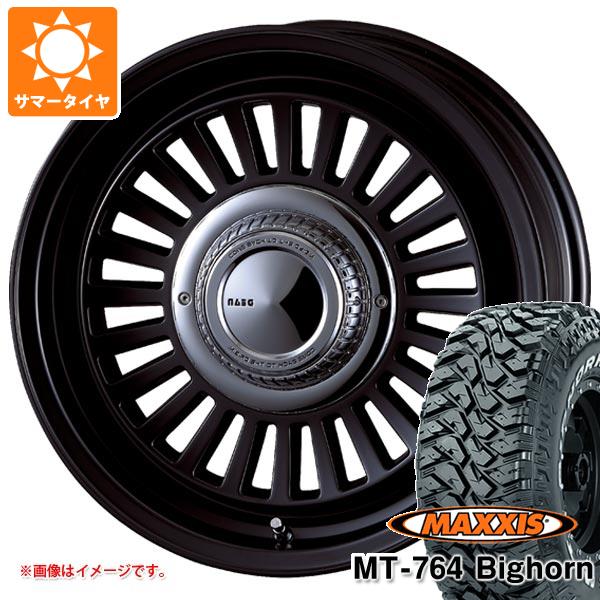 【タイヤ交換対象】サマータイヤ 265/70R17 118/115Q 8PR マキシス MT-764 ビッグホーン ホワイトレター クリムソン ディーン カリフォルニア 7.5-17 タイヤホイール4本セット