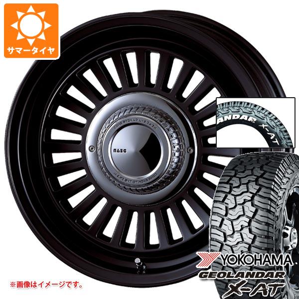 【タイヤ交換対象】スズキ ジムニーシエラ JB74W用 サマータイヤ ヨコハマ ジオランダー X-AT G016 185/85R16 105/103N LT ホワイトレター クリムソン ディーン カリフォルニア 6.0-16 タイヤホイール4本セット