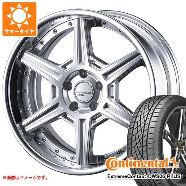 【タイヤ交換対象】2025年製 サマータイヤ 225/45R19 92W コンチネンタル エクストリームコンタクト DWS06 プラス SSR エグゼキューター RC06R 8.0-19 タイヤホイール4本セット