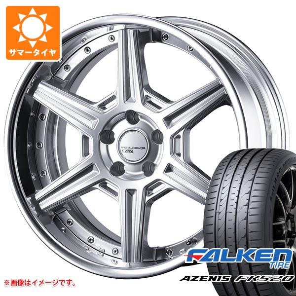 【タイヤ交換対象】サマータイヤ 245/45R19 102Y XL ファルケン アゼニス FK520L SSR エグゼキューター RC06R 8.0-19 タイヤホイール4本セット