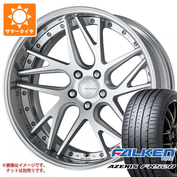 【タイヤ交換対象】サマータイヤ 245/35R19 93Y XL ファルケン アゼニス FK520L ワーク グノーシス CVX 8.0-19 タイヤホイール4本セット