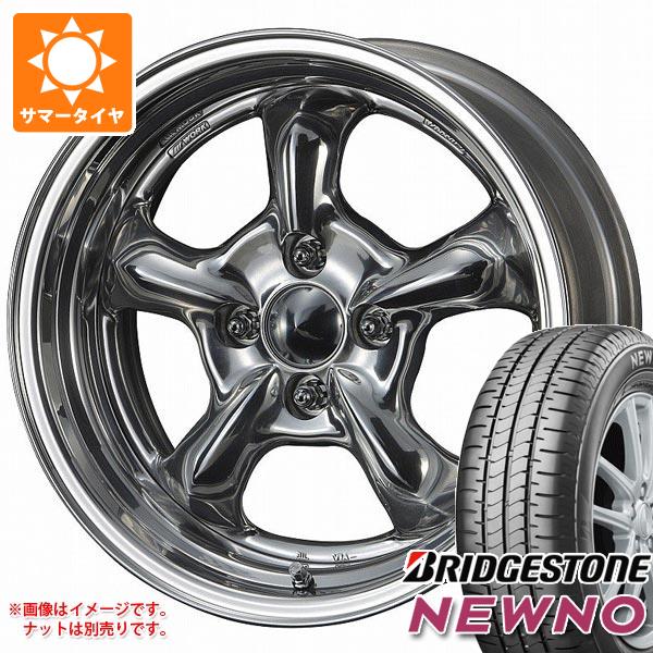 【タイヤ交換対象】サマータイヤ 165/60R15 77H ブリヂストン ニューノ ワーク グッカーズ ヘミ 5.5-15 タイヤホイール4本セット