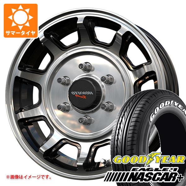 【タイヤ交換対象】ハイエース 200系用 2026年製 サマータイヤ グッドイヤー イーグル ＃1 ナスカープラス 215/65R16C 109/107R ホワイトレター クリムソン ホクトレーシング 零式-S 6.5-16 タイヤホイール4本セット