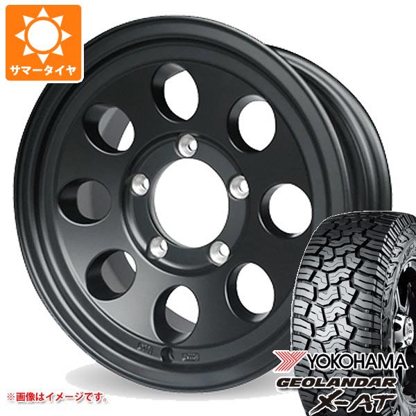 【タイヤ交換対象】5本セット ジムニー JB64W用 2026年製 サマータイヤ ヨコハマ ジオランダー X-AT G016 LT215/70R16 100/97Q ブラックレター ジムライン タイプ2 5.5-16 タイヤホイール5本セット
