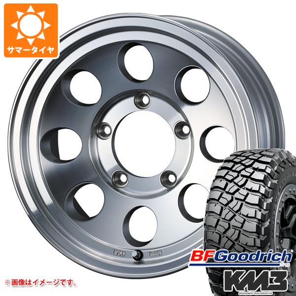 【タイヤ交換対象】5本セット ジムニーシエラ JB74W用 サマータイヤ BFグッドリッチ マッドテレーンT/A KM3 LT225/75R16 115/112Q ジムライン タイプ2 6.0-16 タイヤホイール5本セット