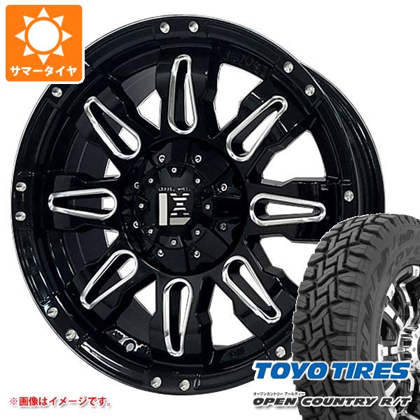 【タイヤ交換対象】5本セット FJクルーザー 10系用 サマータイヤ トーヨー オープンカントリー R/T LT285/70R17 116/113Q ホワイトレター オフビート レクセル バレーノ オフロードスタイル 8.0-17 タイヤホイール5本セット