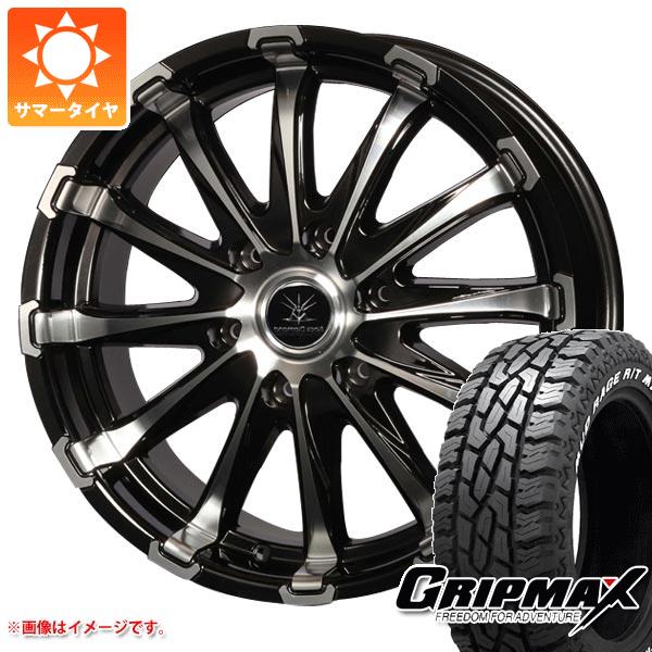 【タイヤ交換対象】ハイエース 200系用 サマータイヤ グリップマックス マッドレイジ R/T MAX LT215/70R16 100/97R ホワイトレター オフビート バウンティコレクション BD12 6.5-16 タイヤホイール4本セット
